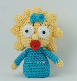 PATRON GRATIS MAGGIE SIMPSON | LOS SIMPSON AMIGURUMI 32609