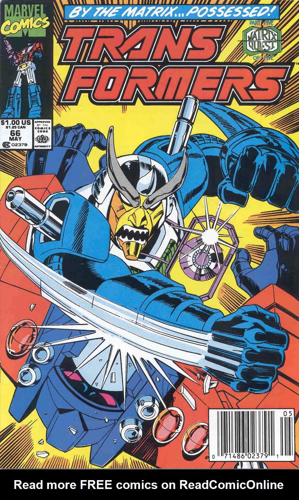 Read online The Transformers (1984) comic -  Issue #66 - 1