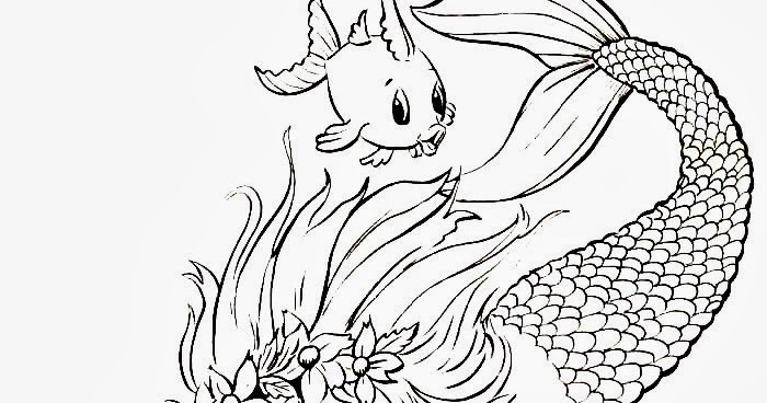 Desenhos de Sereias para Colorir e Imprimir - Desenhos para Colorir e