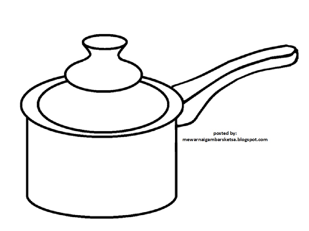 gambar mewarnai peralatan rumah tangga
