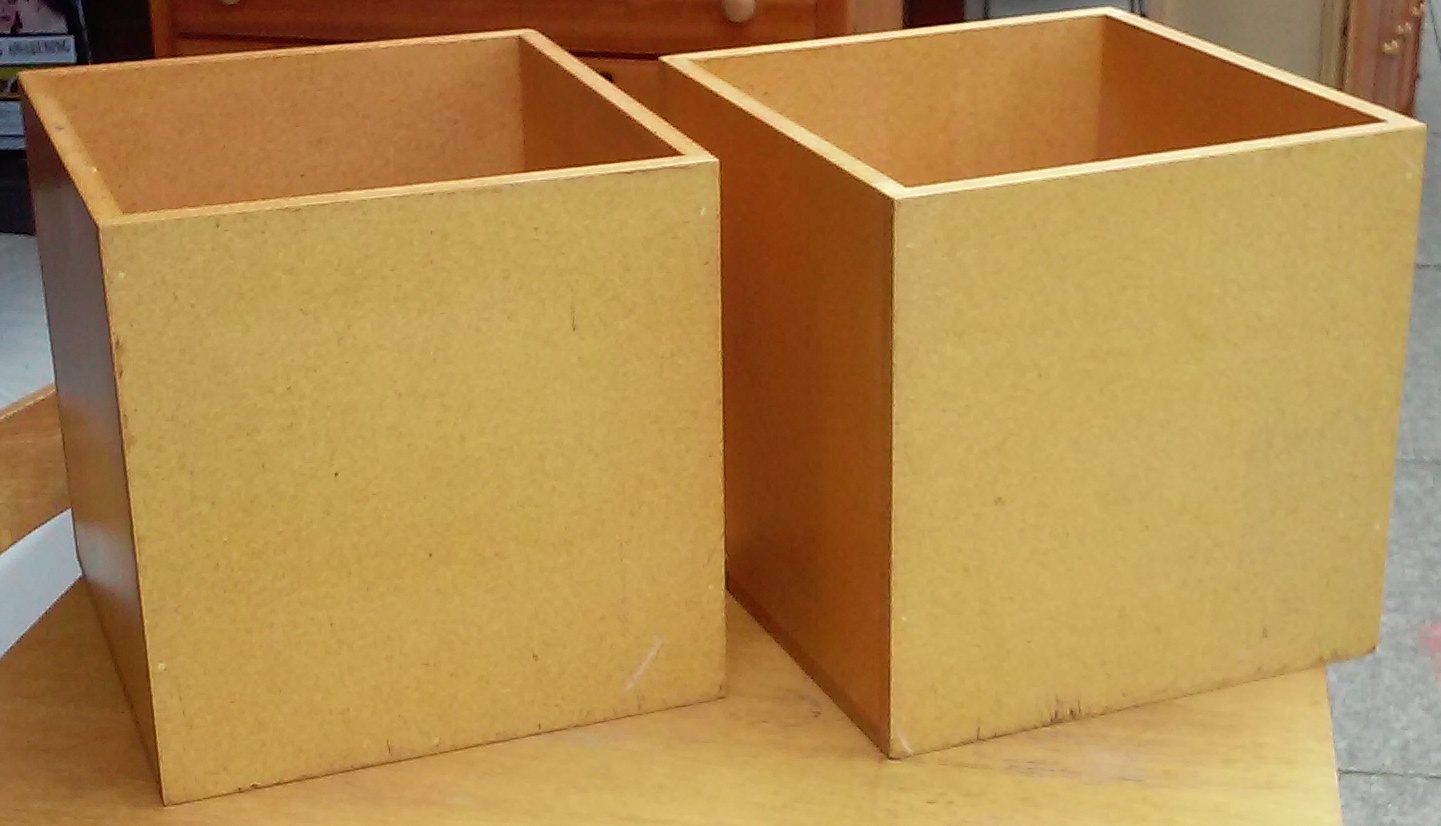 UHURU FURNITURE & COLLECTIBLES SOLD Sturdy 15" Storage Cubes 15 / pair