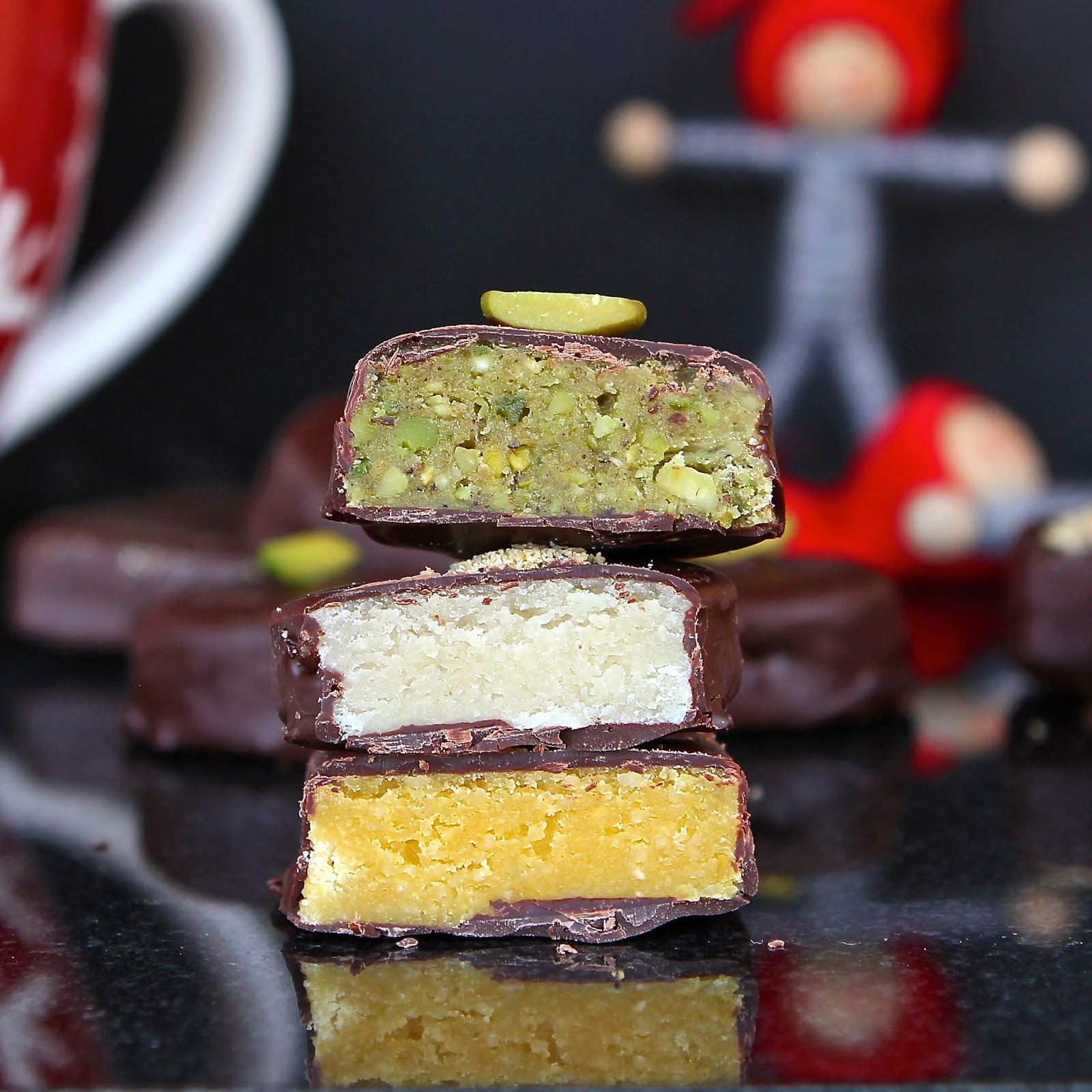 Gluten Free Alchemist A Trio of HomeMade Marzipan Chocolates inspired