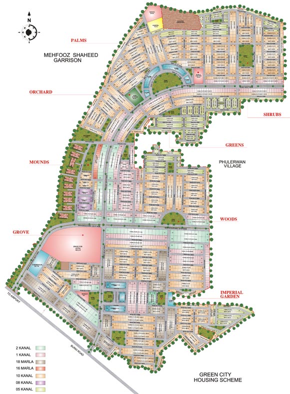 Broadway Estates Lahore Paragon City An Overview & Maps