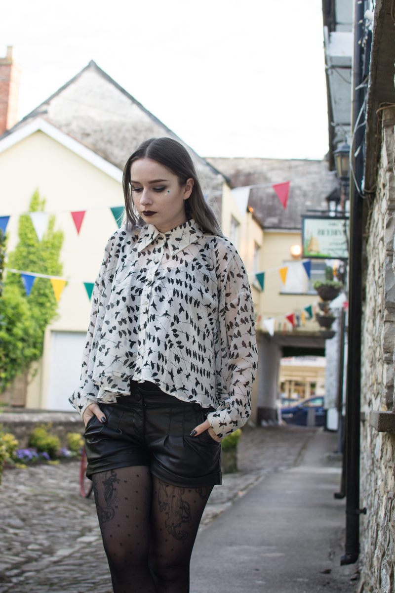 polka dot monochrome ootd giveaway