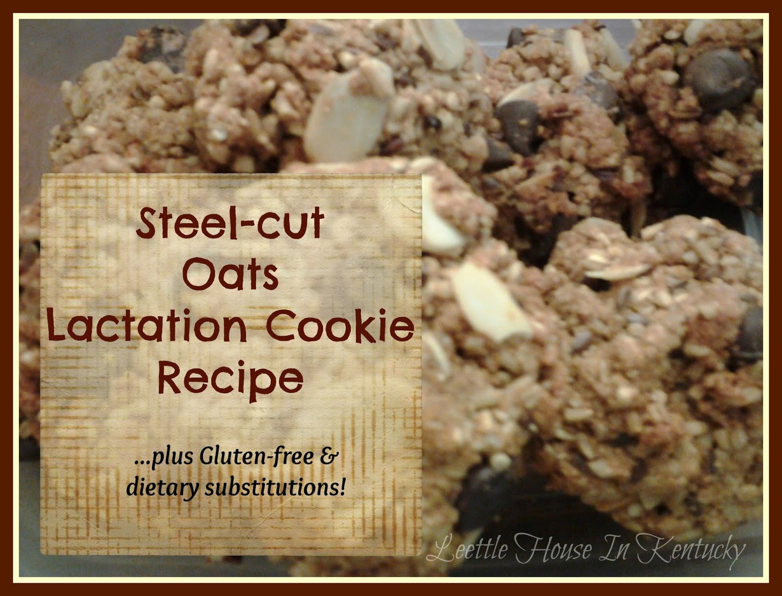 Greener Simplicity Glutenfree Steel Cut Oats Lactation Cookies