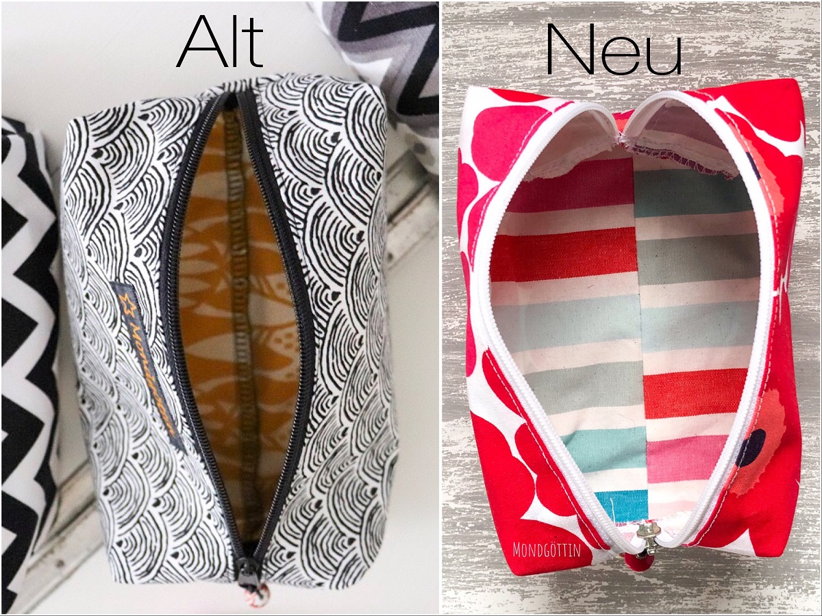 Diy Anleitung Kosmetiktasche Nähen Ist Online Mondgöttin