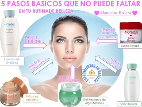 pasos para realizar una limpieza facial