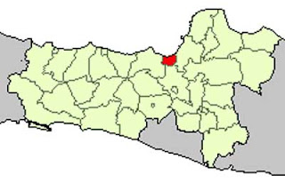 Gambar Peta Lokasi Kota Semarang