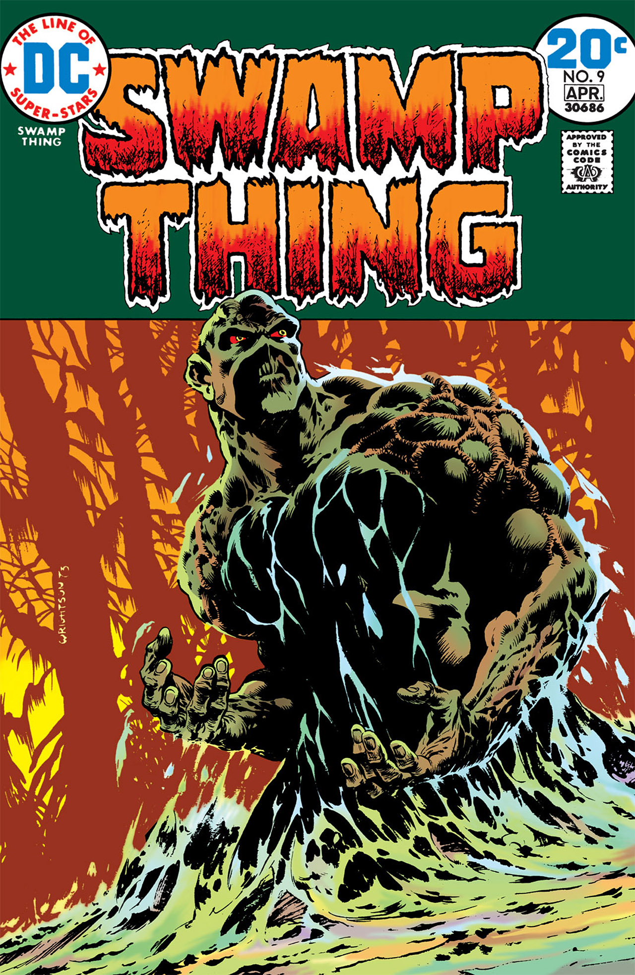 Read online Swamp Thing (1972) comic -  Issue #9 - 1