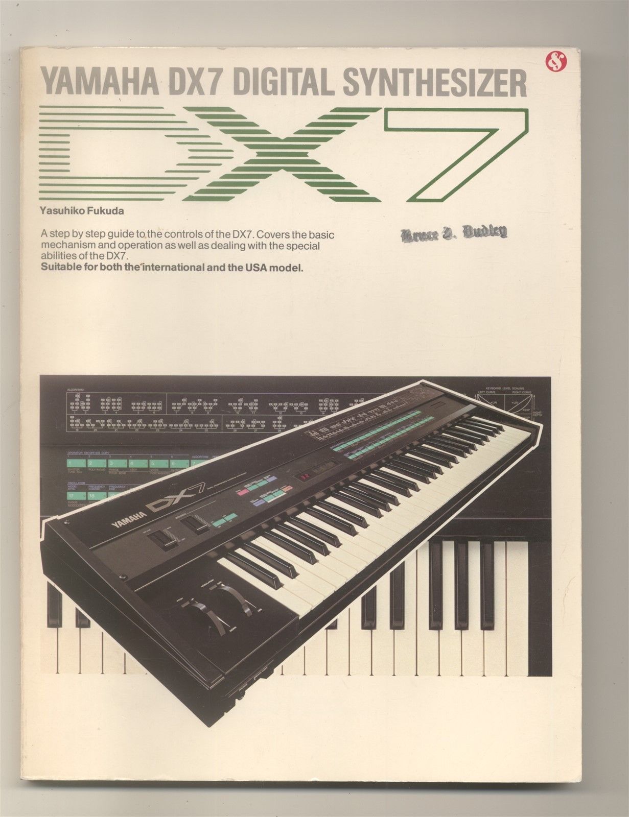 MATRIXSYNTH 1984 Yamaha DX7 Digital Synthesizer Book by Yasuhiko Fukuda