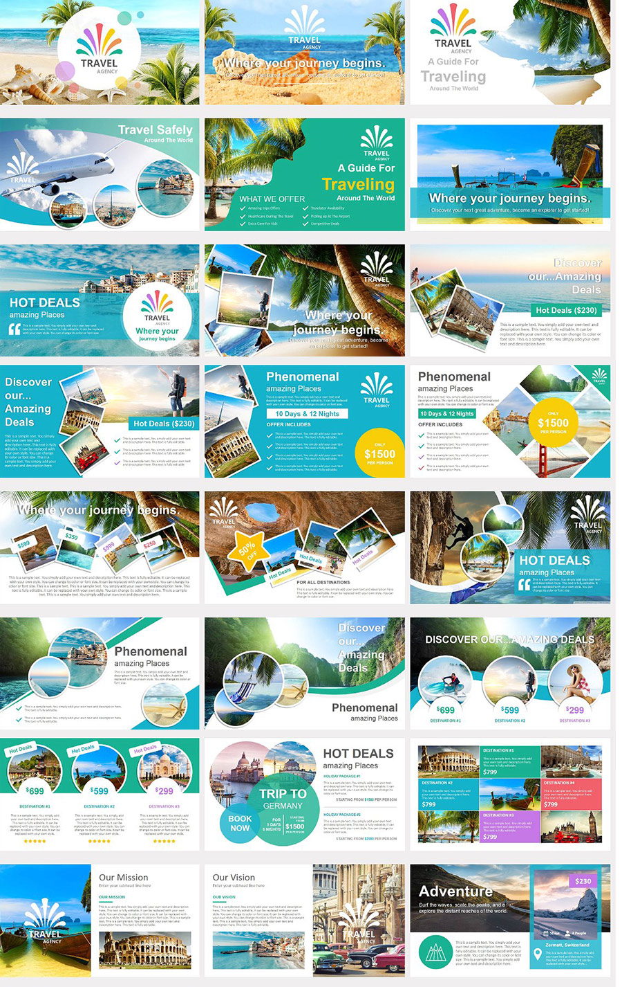 Presentations Powerpoint Travel Tourism