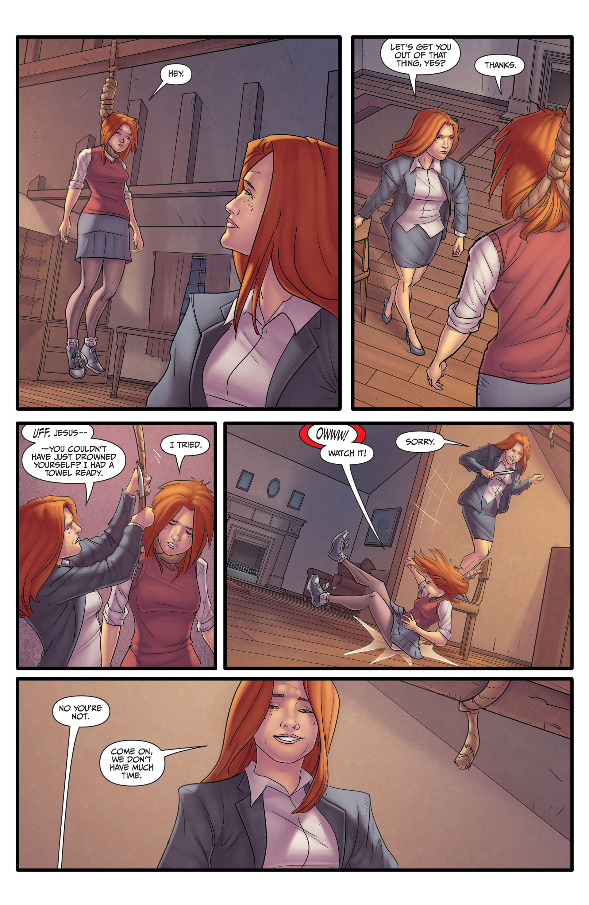 Read online Morning Glories comic -  Issue #10 - 26