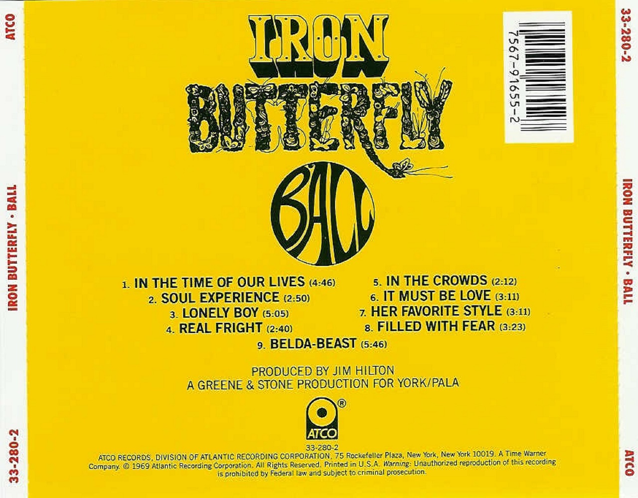 On The Road Again Iron Butterfly "Ball"