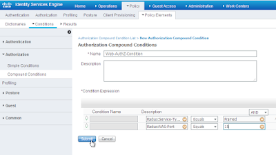 ISE compound conditions
