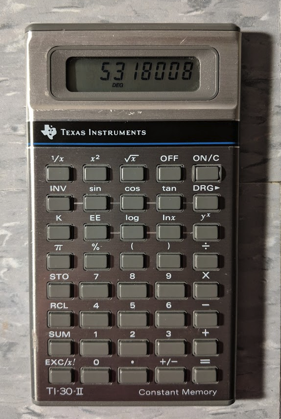 The Calculator Review: Review: TI-30-II