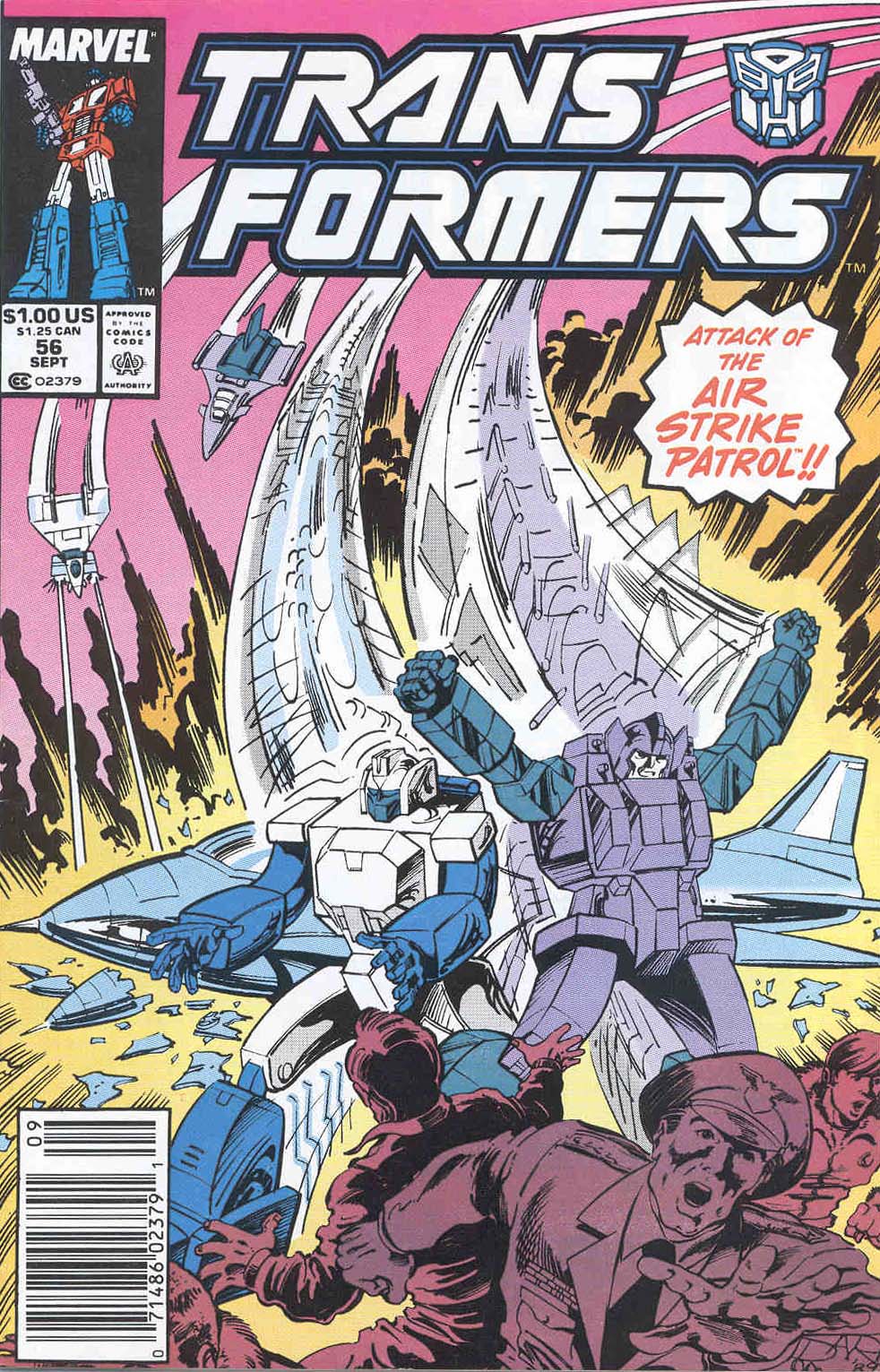 Read online The Transformers (1984) comic -  Issue #56 - 1
