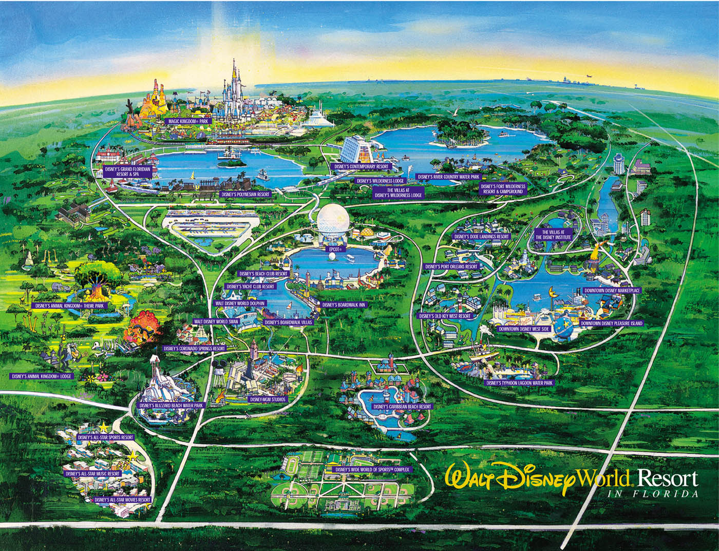 map disney world area        <h3 class=