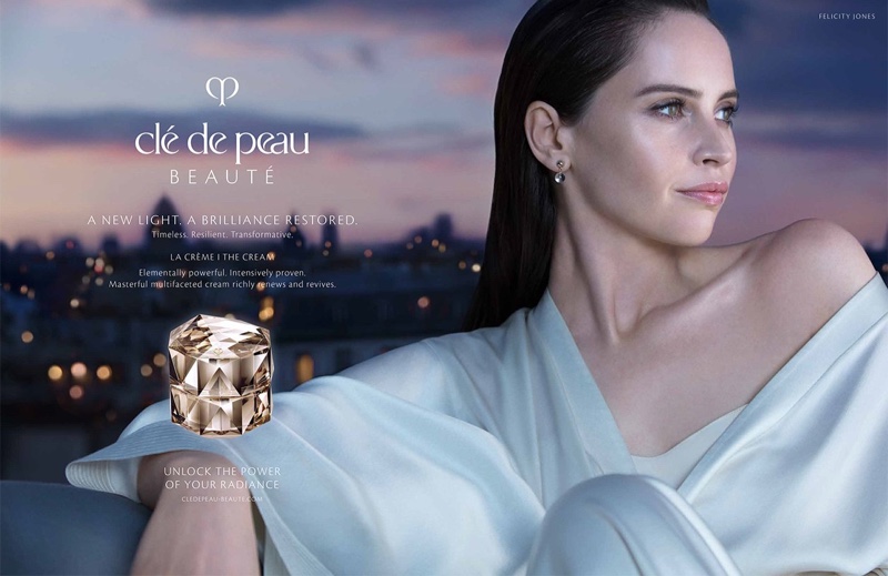 Clé de Peau Beauté Spring/Summer 2019 Campaign featuring Felicity Jones