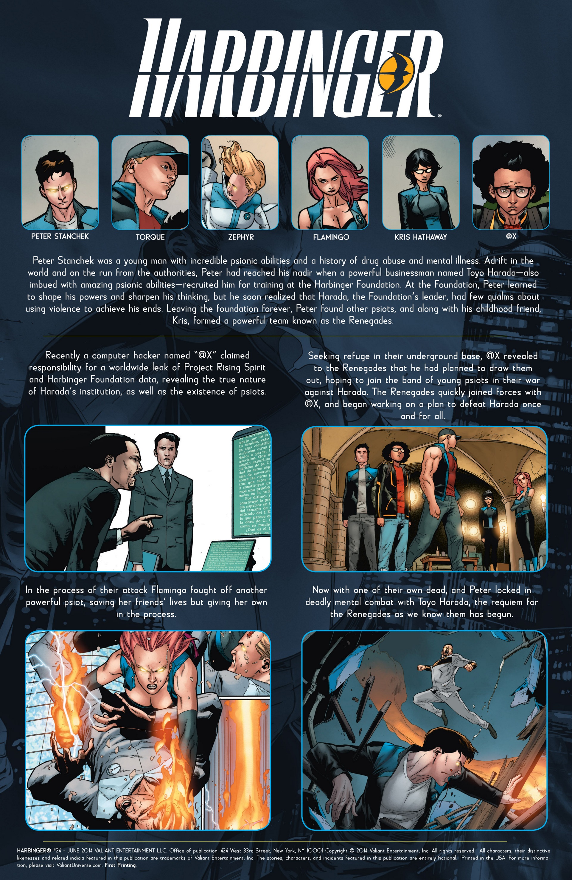 Read online Harbinger (2012) comic -  Issue #24 - 2