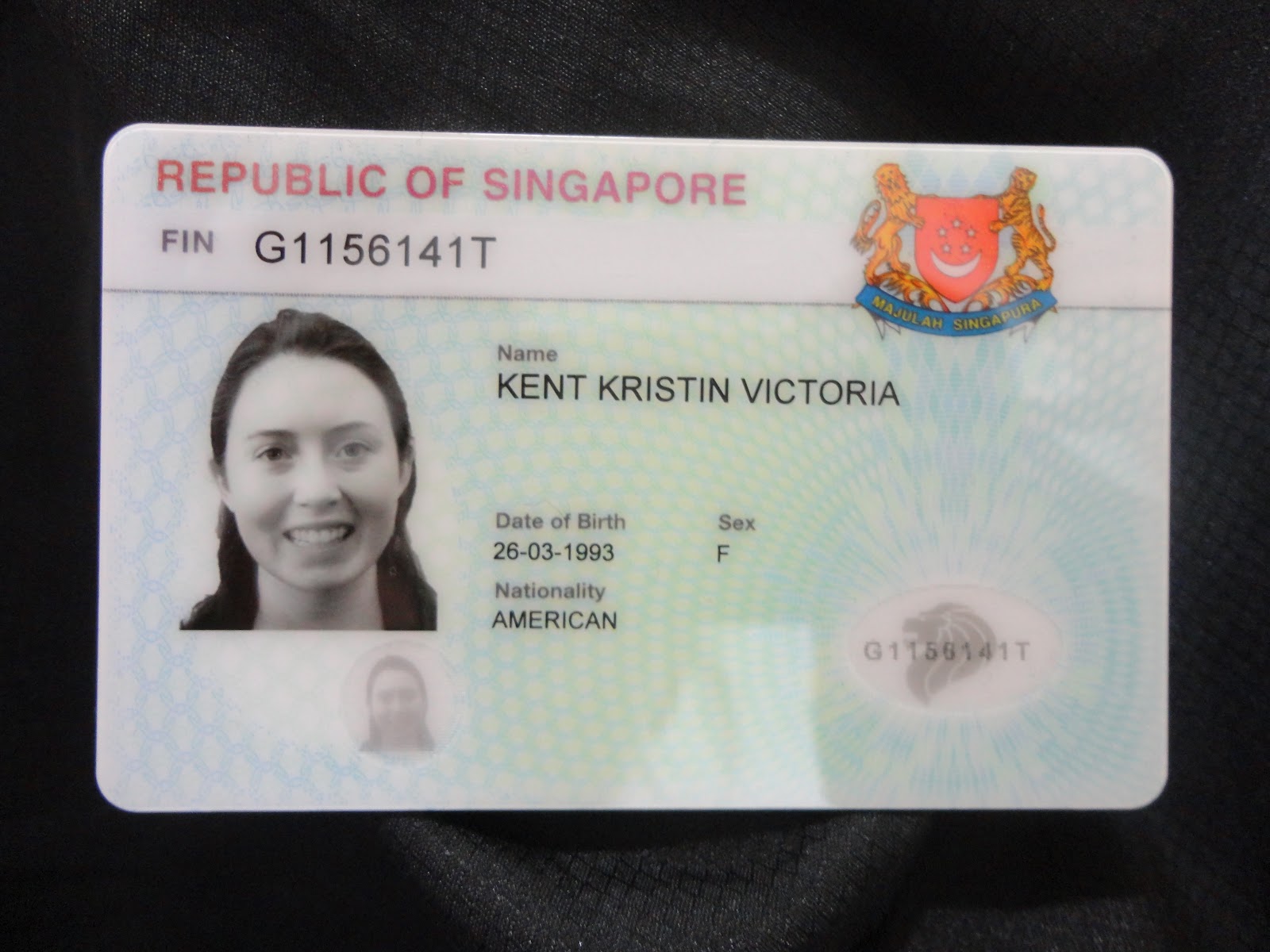 Immigration Identity Card