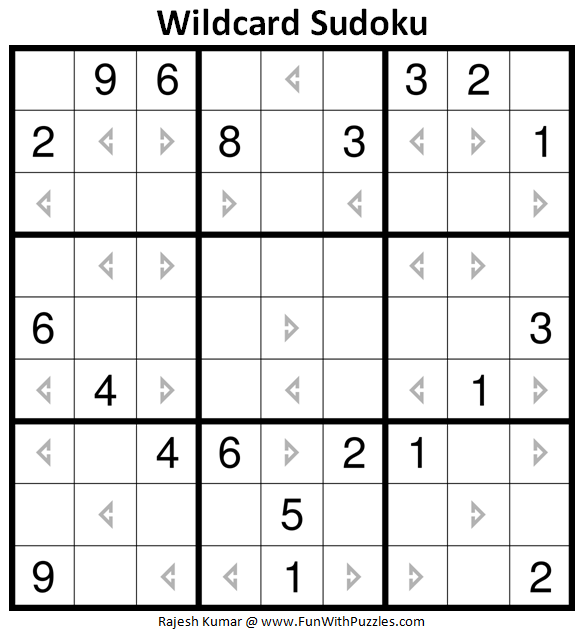 Wildcard Sudoku Puzzle (Daily Sudoku League #221)