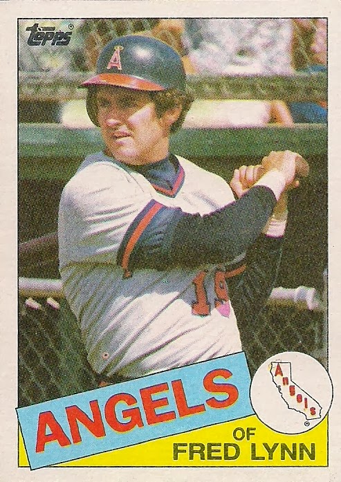 1985 Topps: #220 - Fred Lynn