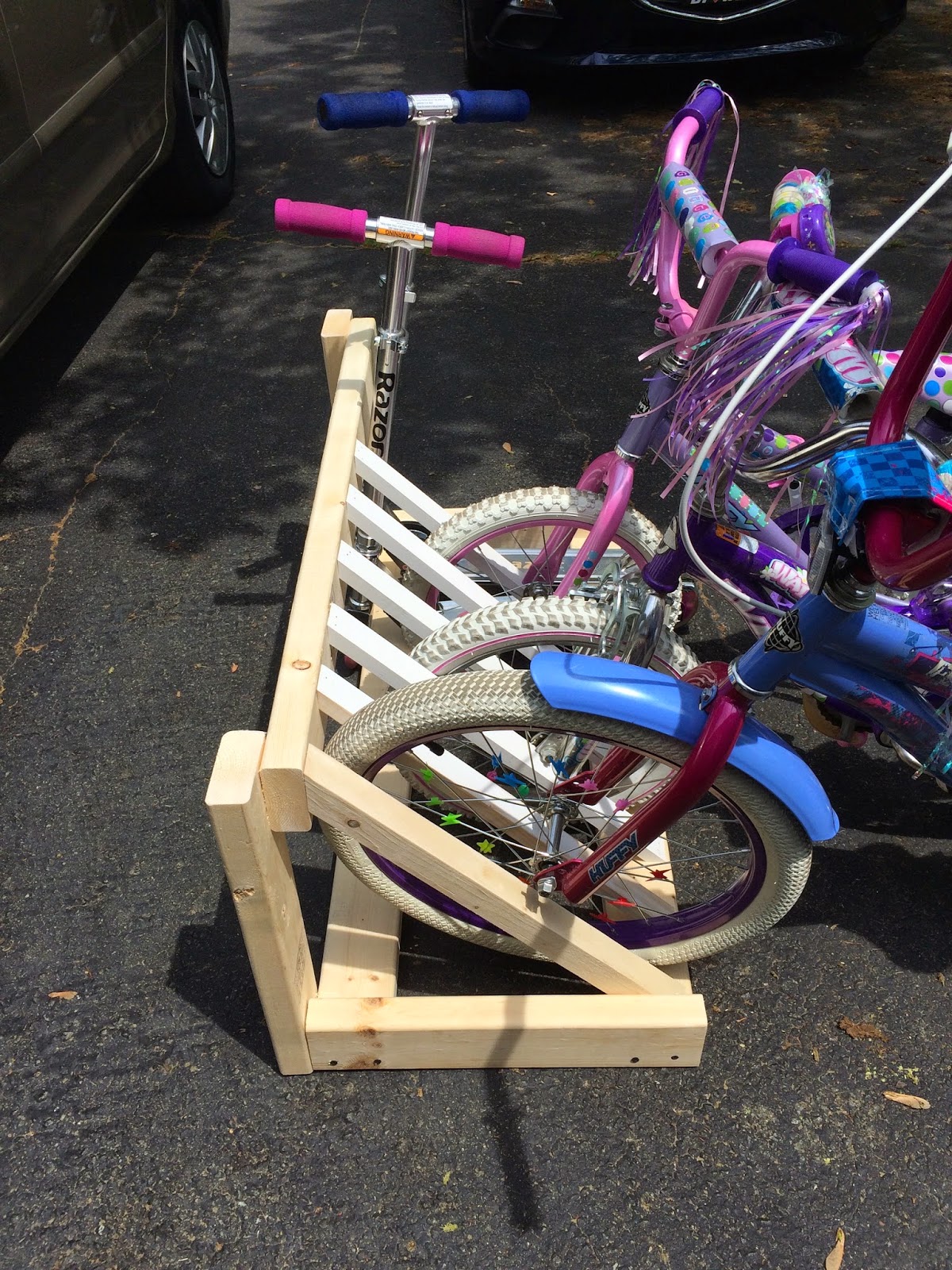 bike and scooter rack