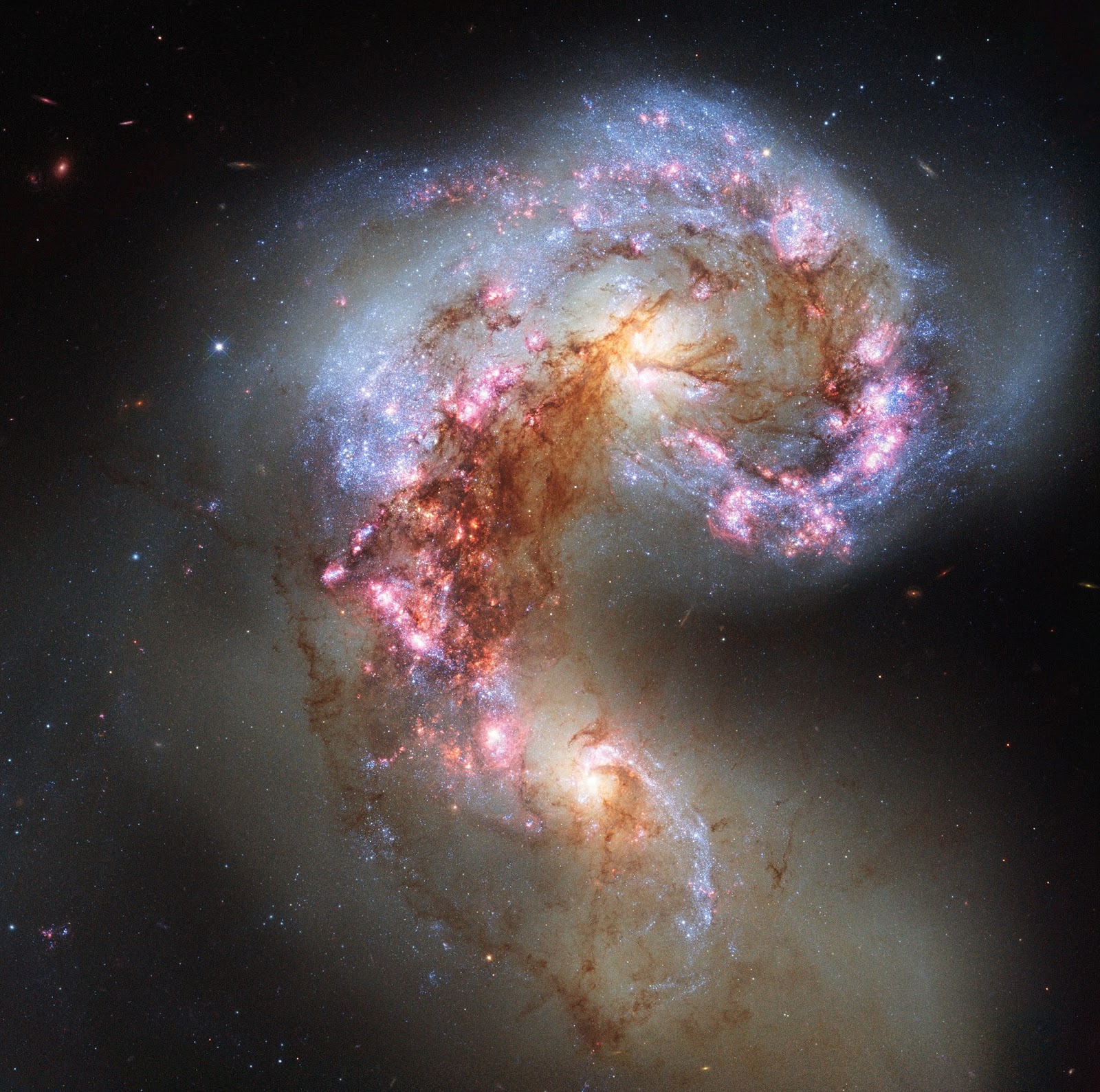 Antennae Galaxies: NGC 4038 • NGC 4039