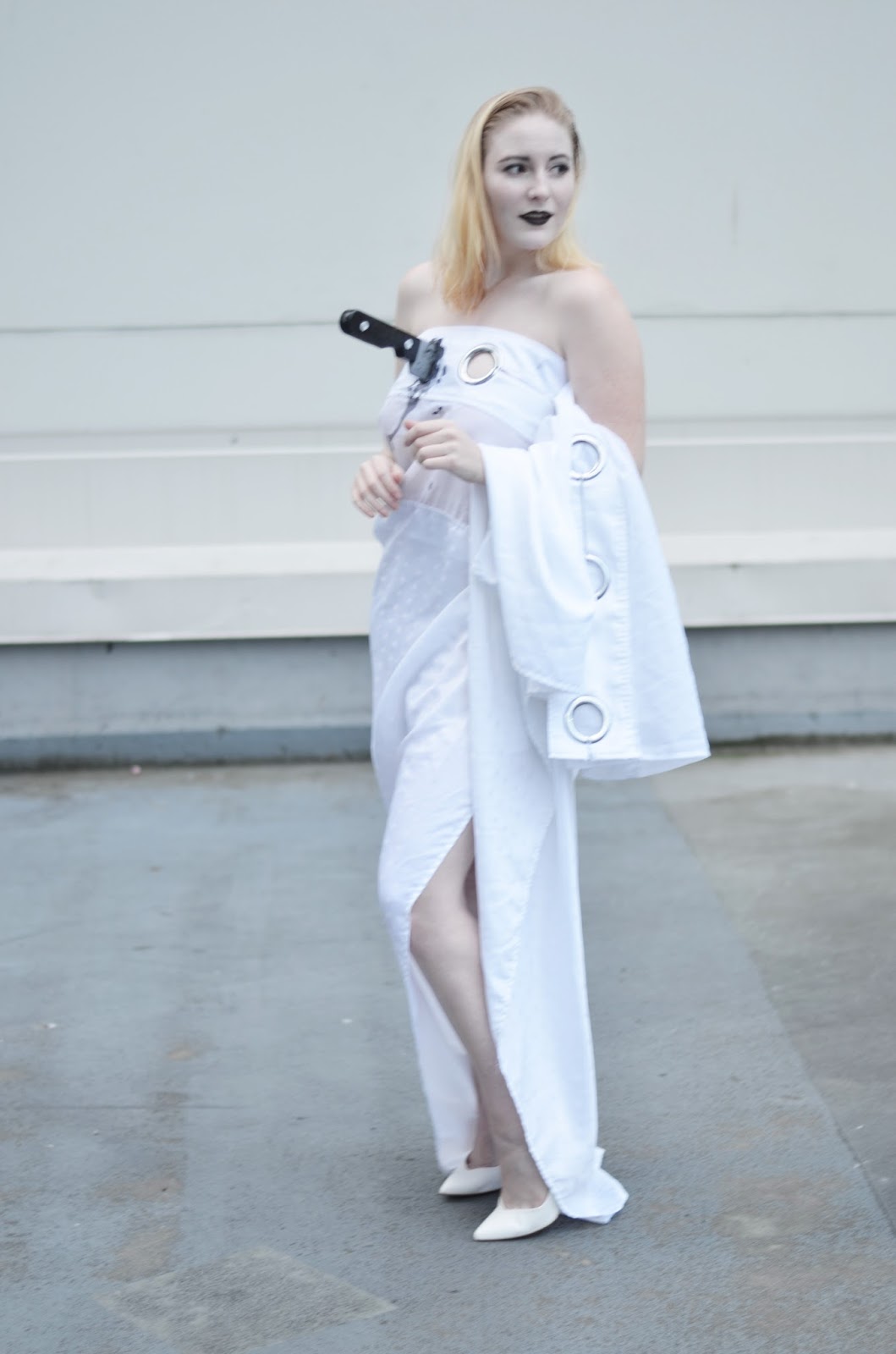 Vancouver Vogue Thrifted Halloween Costume Psycho