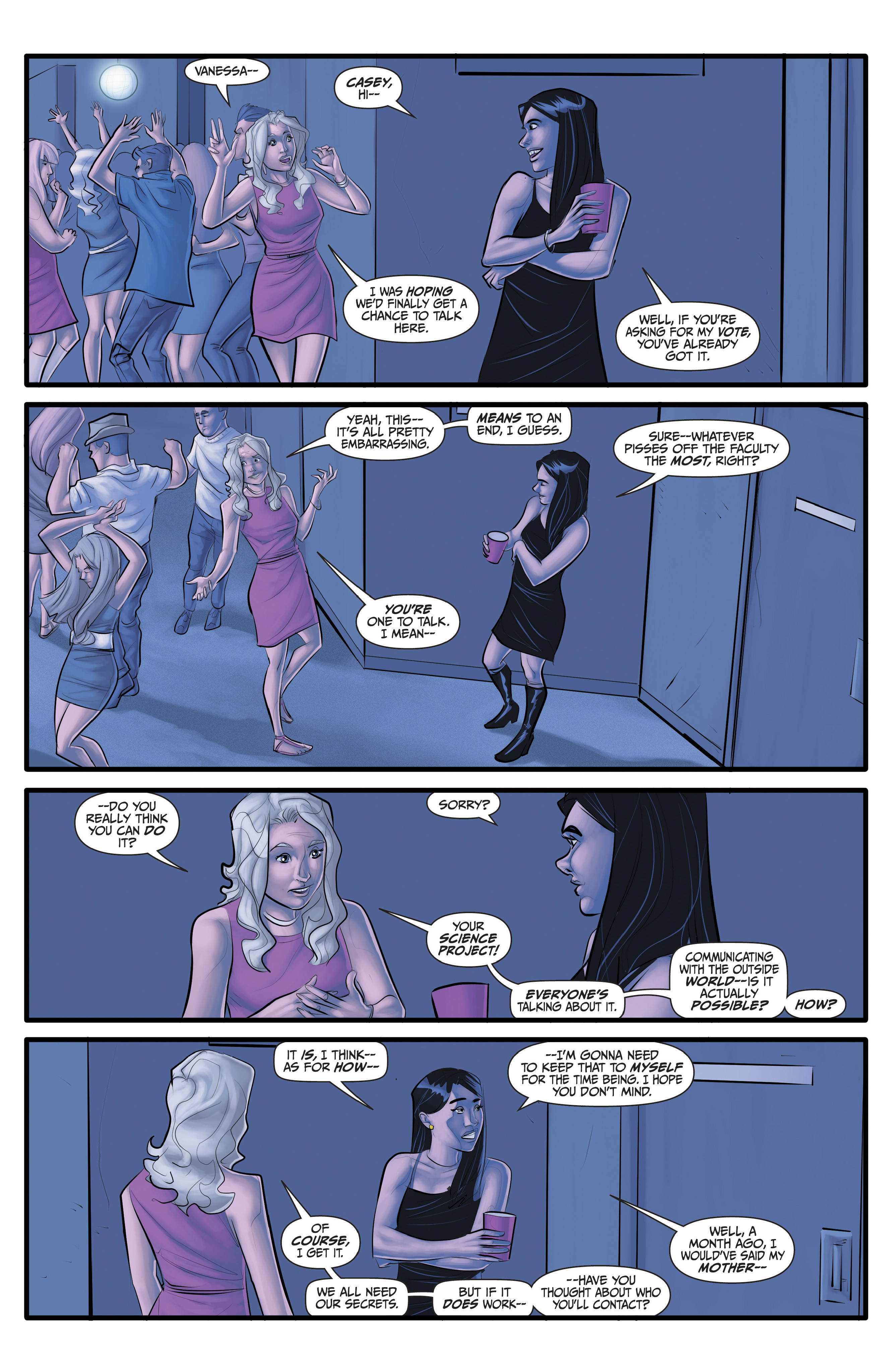 Read online Morning Glories comic -  Issue #47 - 11