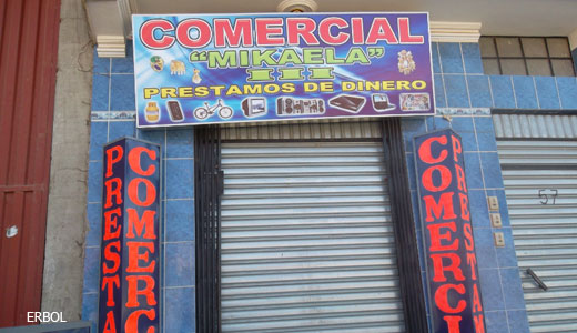 La Paz y El Alto concentran el 45% de las casas de préstamo; la mayoría de los negocios son ilegales