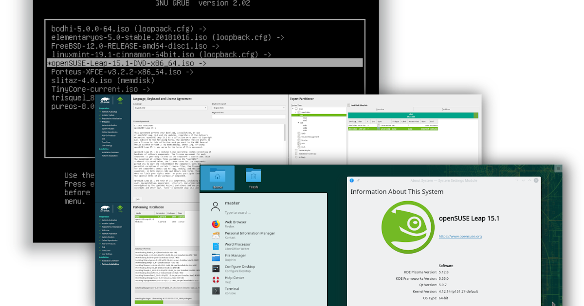 Making openSUSE Multibootable USB from Ubuntu and Install It