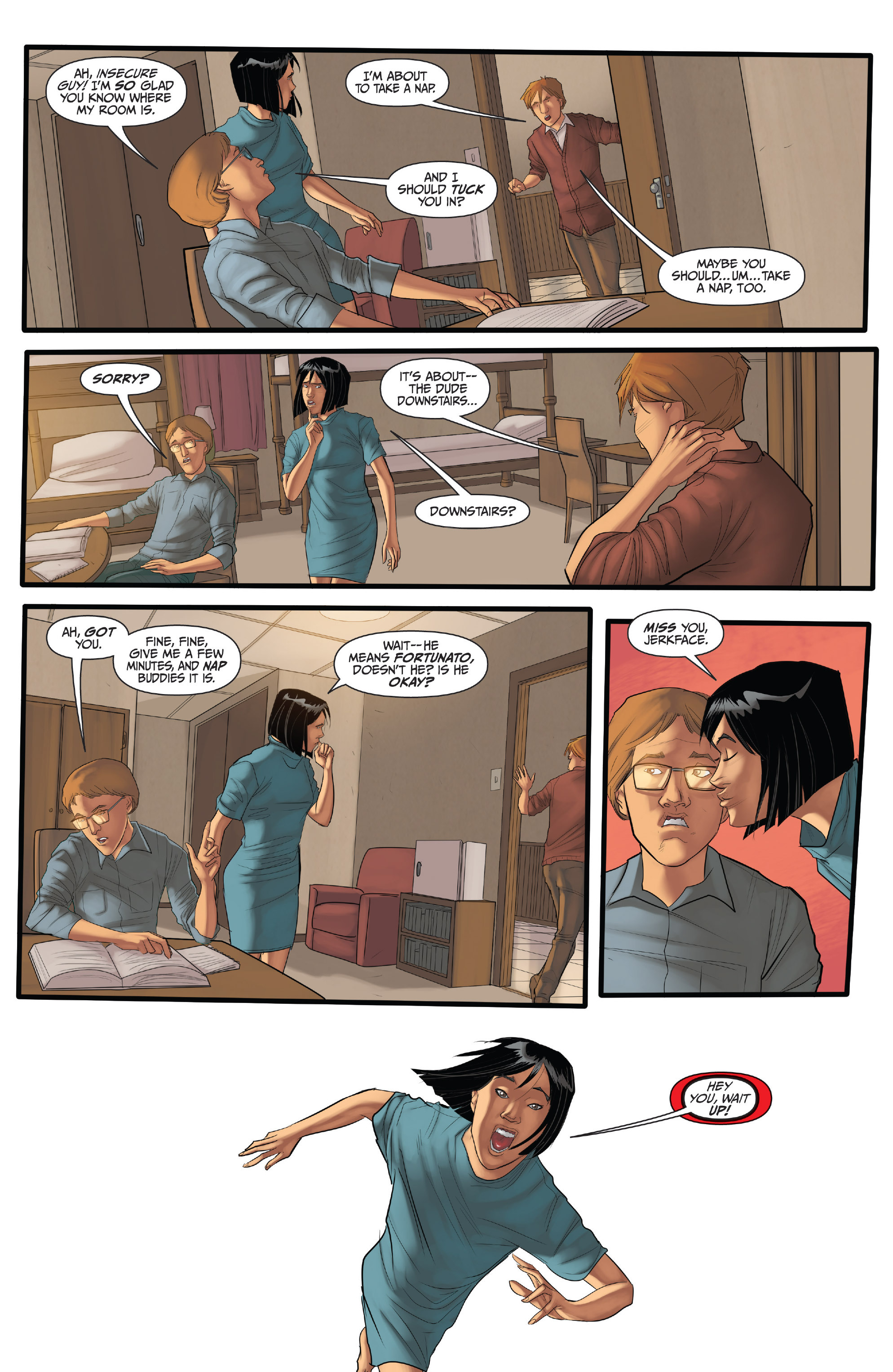 Read online Morning Glories comic -  Issue #37 - 18