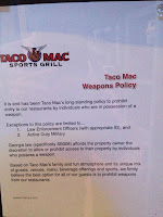 no guns sign picture taco mac