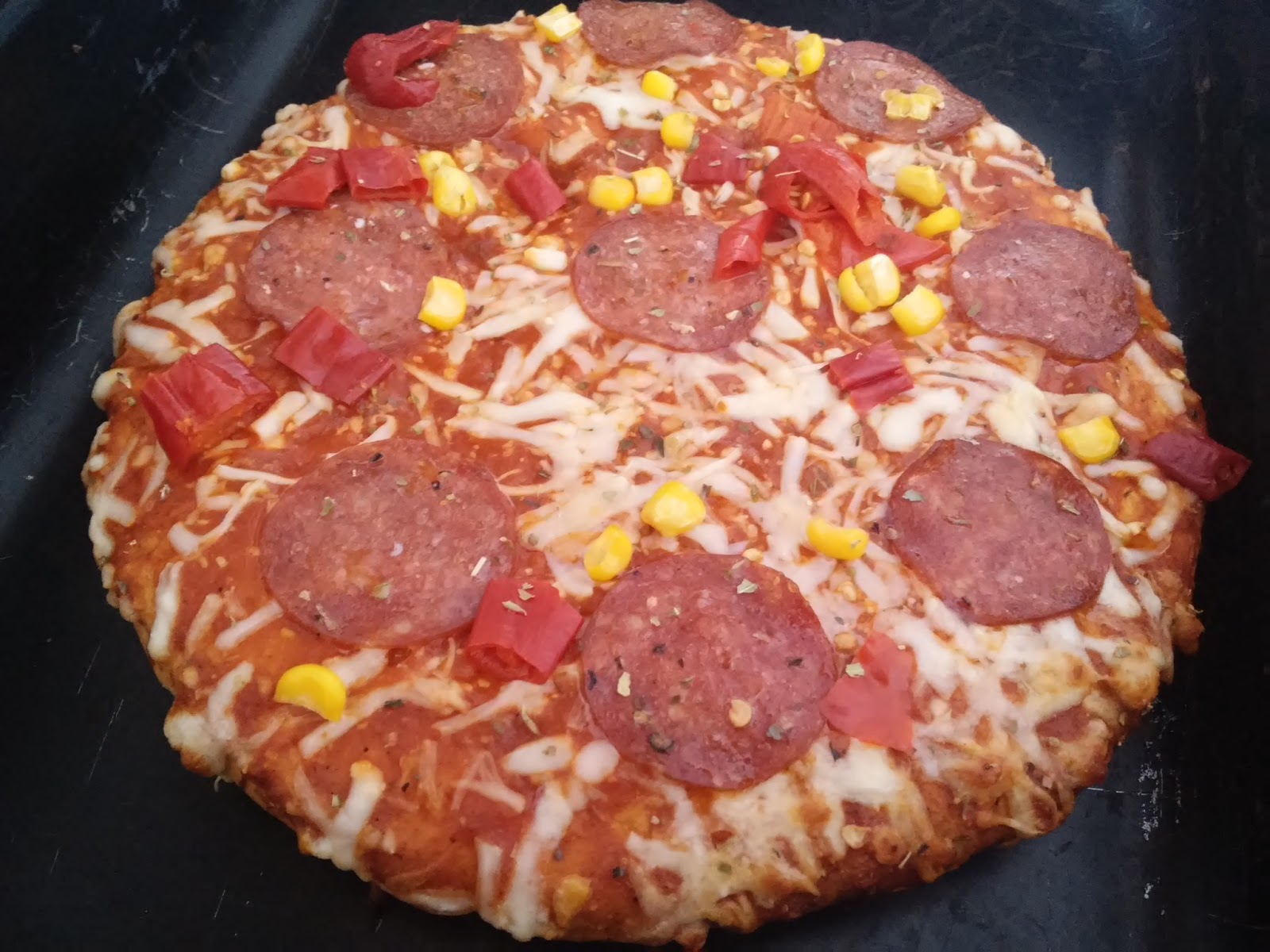 Testy jedzenia Pizza Guseppe salami