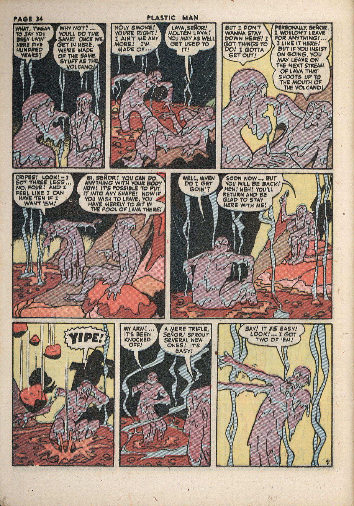 Read online Plastic Man (1943) comic -  Issue #2 - 36