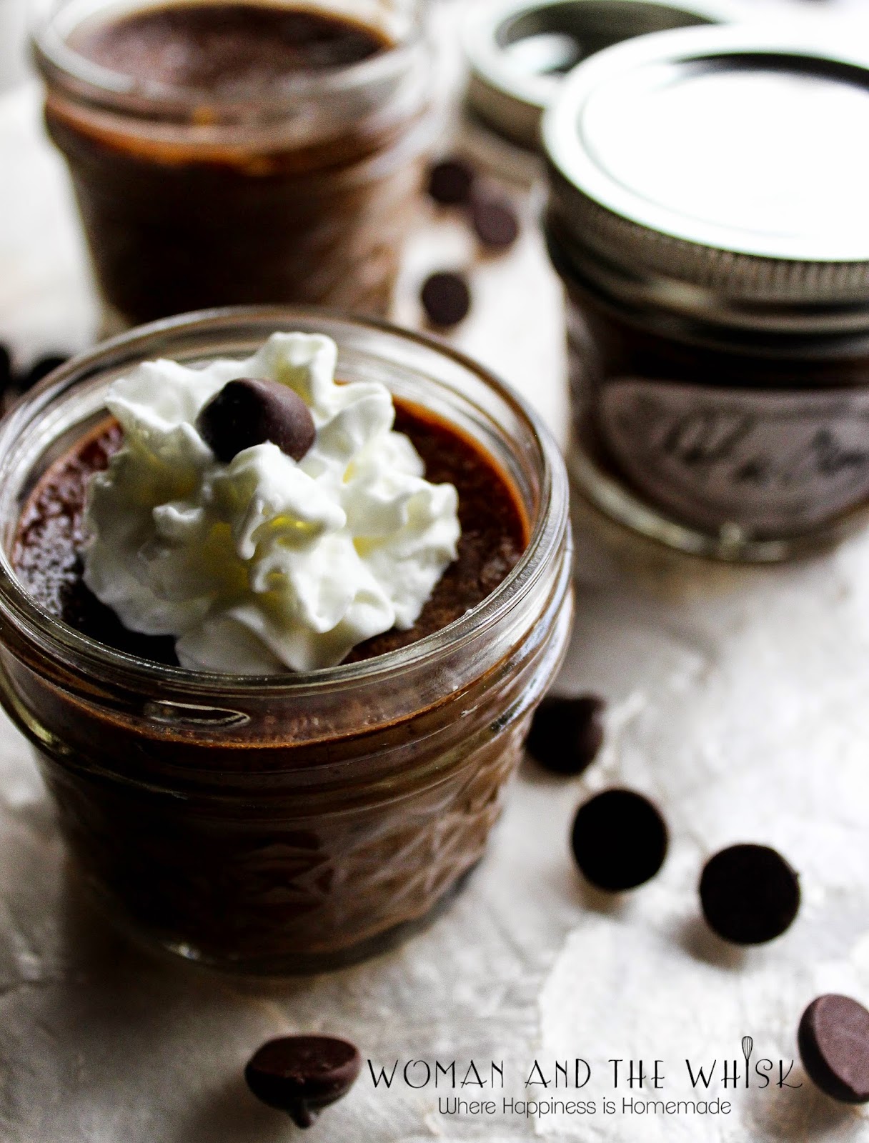 Woman and the Whisk Pots de Creme