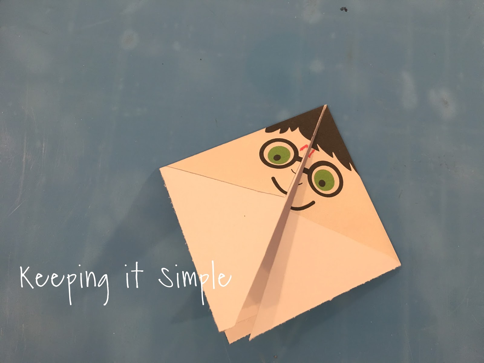 Harry Potter Corner Bookmark with Printable Keeping it Simple