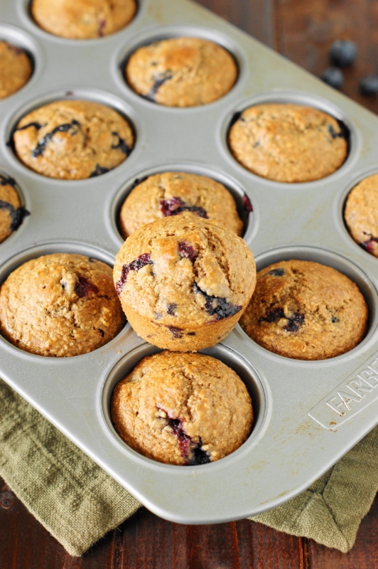 Blueberry Oatmeal Muffins The Kitchen is My Playground