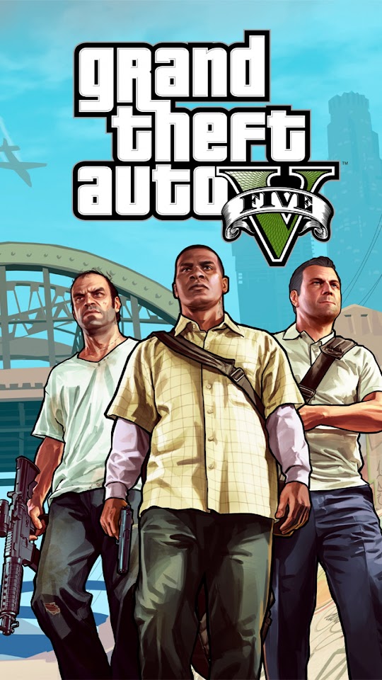 GTA 5 Trevor Franklin and Michael  Android Best Wallpaper