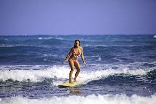 Surfing on Oahu vacation