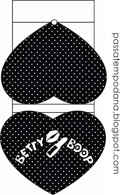 Etiquetas de Betty Boop para imprimir gratis.