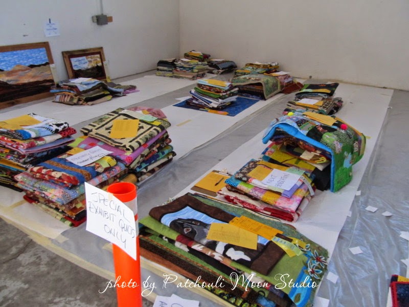 Patchouli Moon Studio~Quilts ready for quilt show day