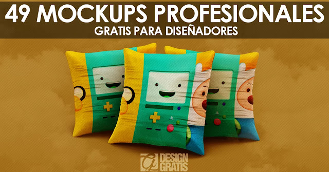 49 mockups profesionales gratis