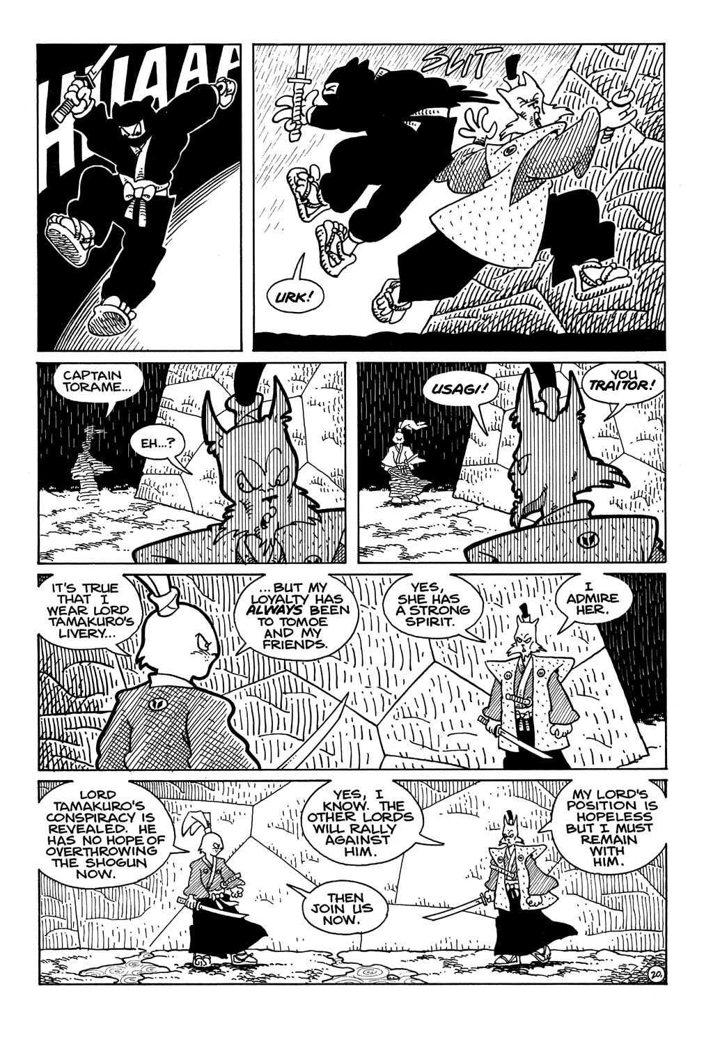 Read online Usagi Yojimbo (1987) comic -  Issue #17 - 21