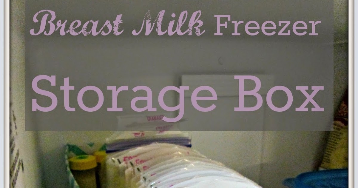 Laura's Plans Breast Milk Freezer Storage from a Soda Can Box
