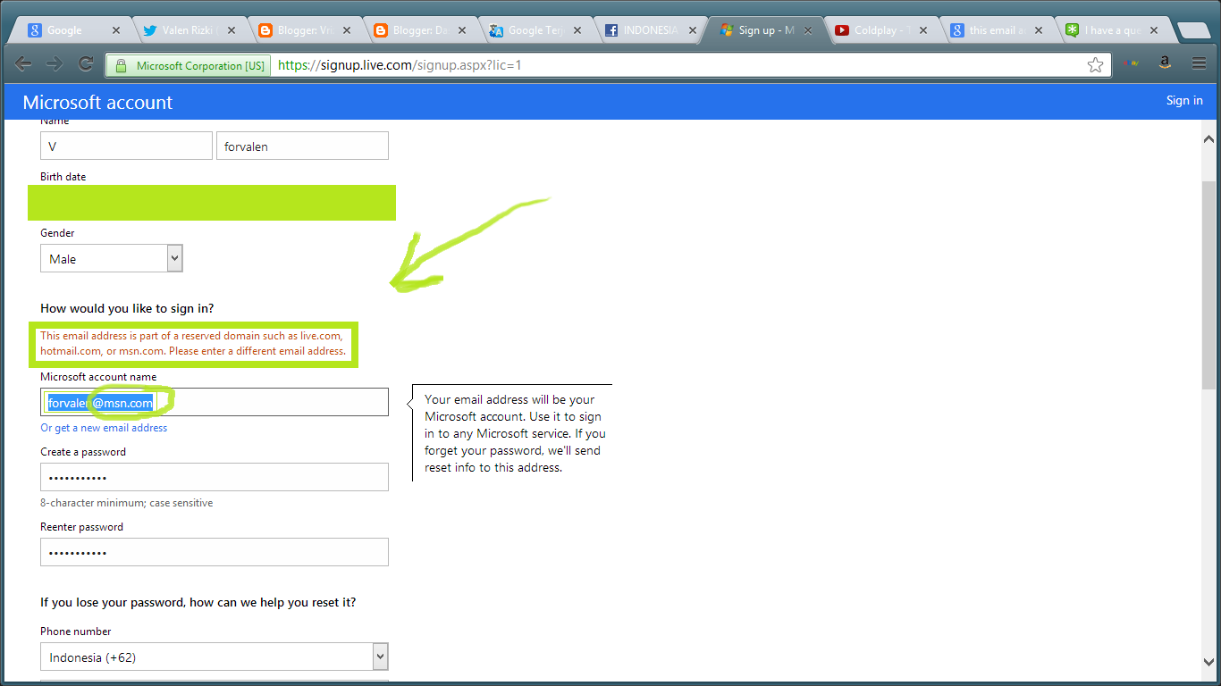 гугл аккаунт майкрософт