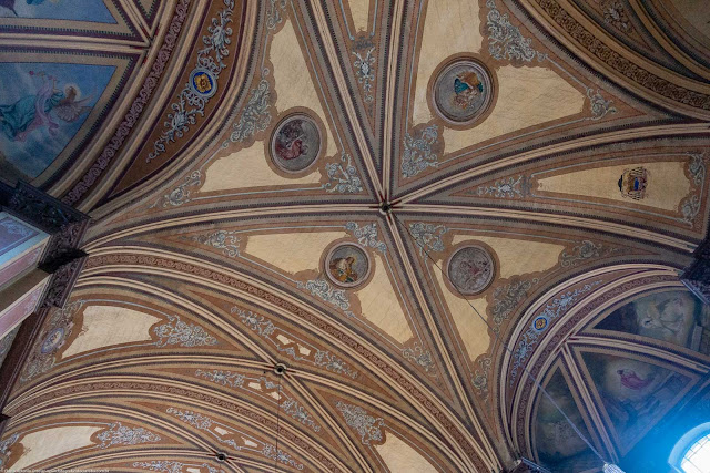 Igreja Imaculado Coração de Maria - interior - detalhe do teto