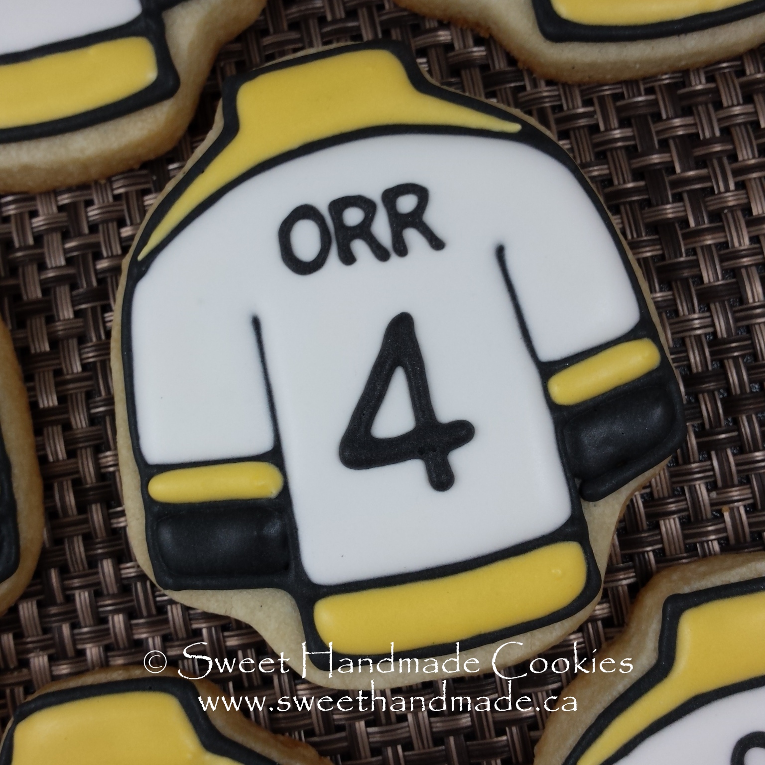 Sweet Handmade Cookies Bobby Orr Hockey Cookies