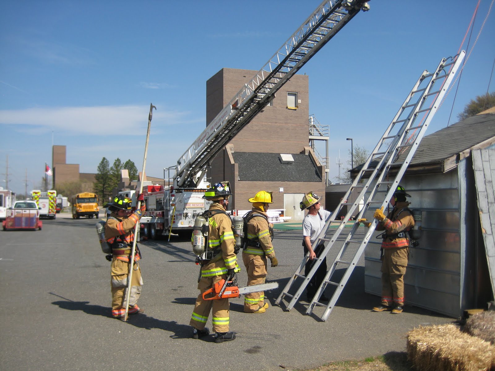 Concord High School Fire Academy Ventilation Practicals at Concord